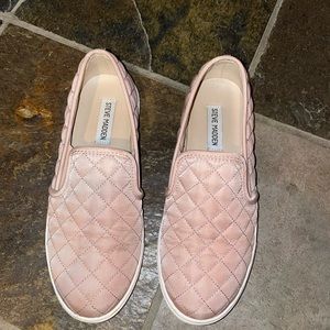 Pink slip on Steve Madden shoes